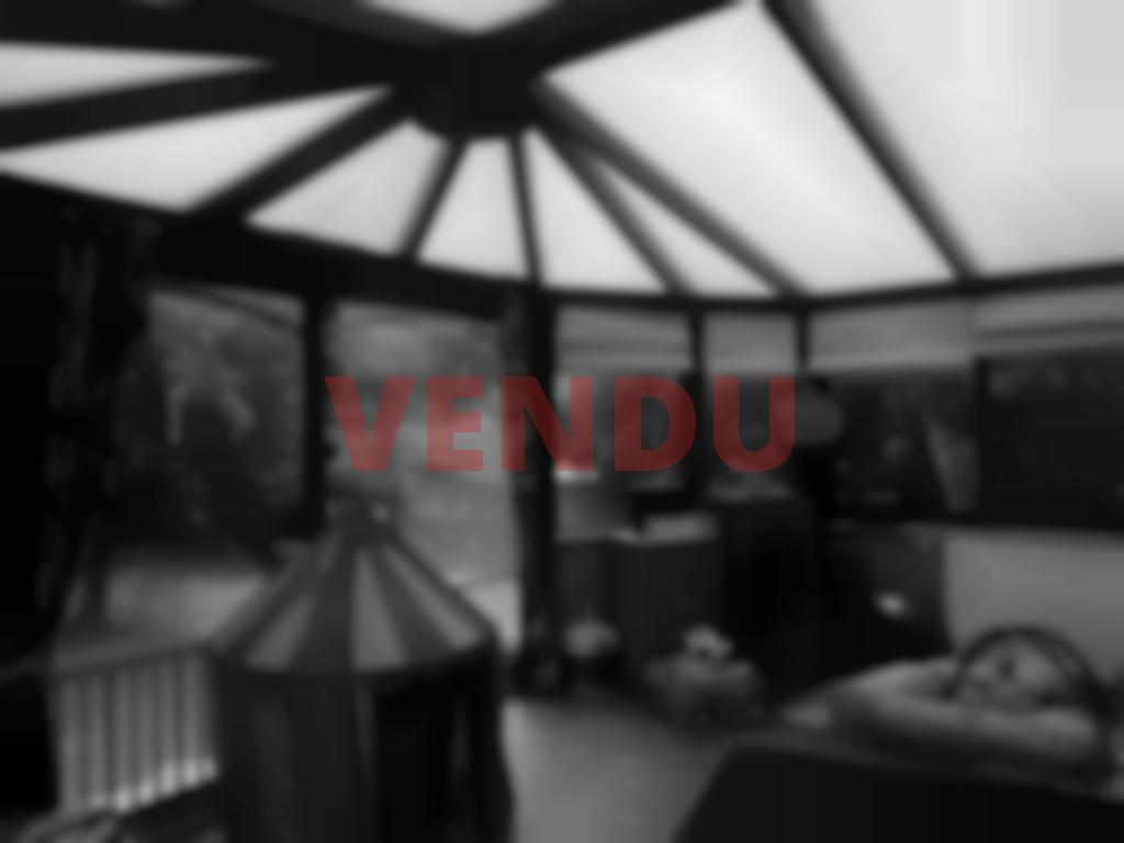 Photo véranda rideau epure