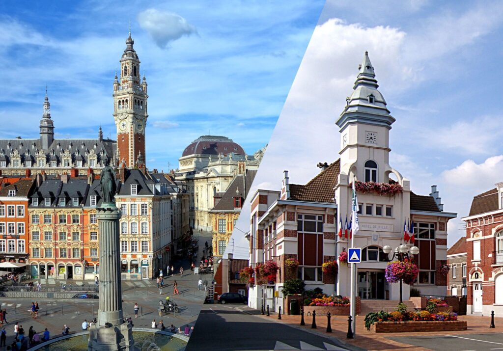 Villes de Lille et Wavrin
